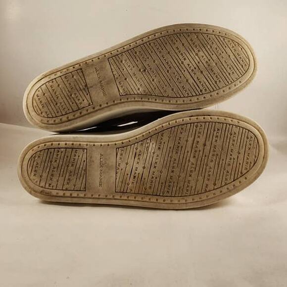 Alex Marie Women's 4 Feature Tech Brown-Leather Platform Slip-on Sneakers 6M - Picture 6 of 7